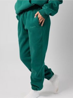 Comfrt teal sweatpants - adult small